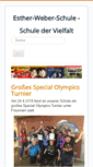 Mobile Screenshot of esther-weber-schule.de